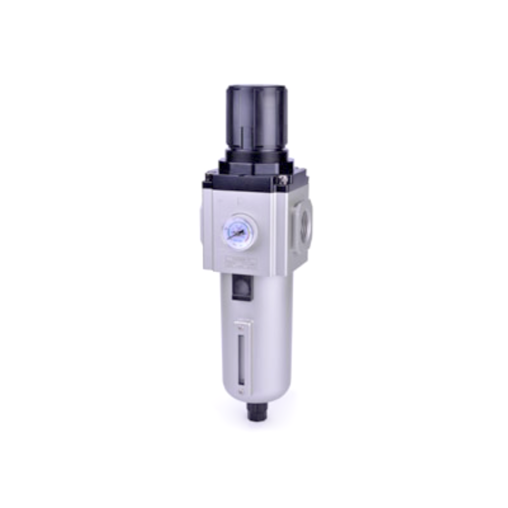 GAFR600C25ASNWTK AIRTAC PARTICULATE FILTER/REGULATOR GAFR600 SERIES 1" NPT 20-130 PSI 5 MIC W/AD GA BP VLV MNT BRK